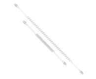4smarts Kabel spiralny USB-C do USB-C 240W biały - 1512621 - zdjęcie 2